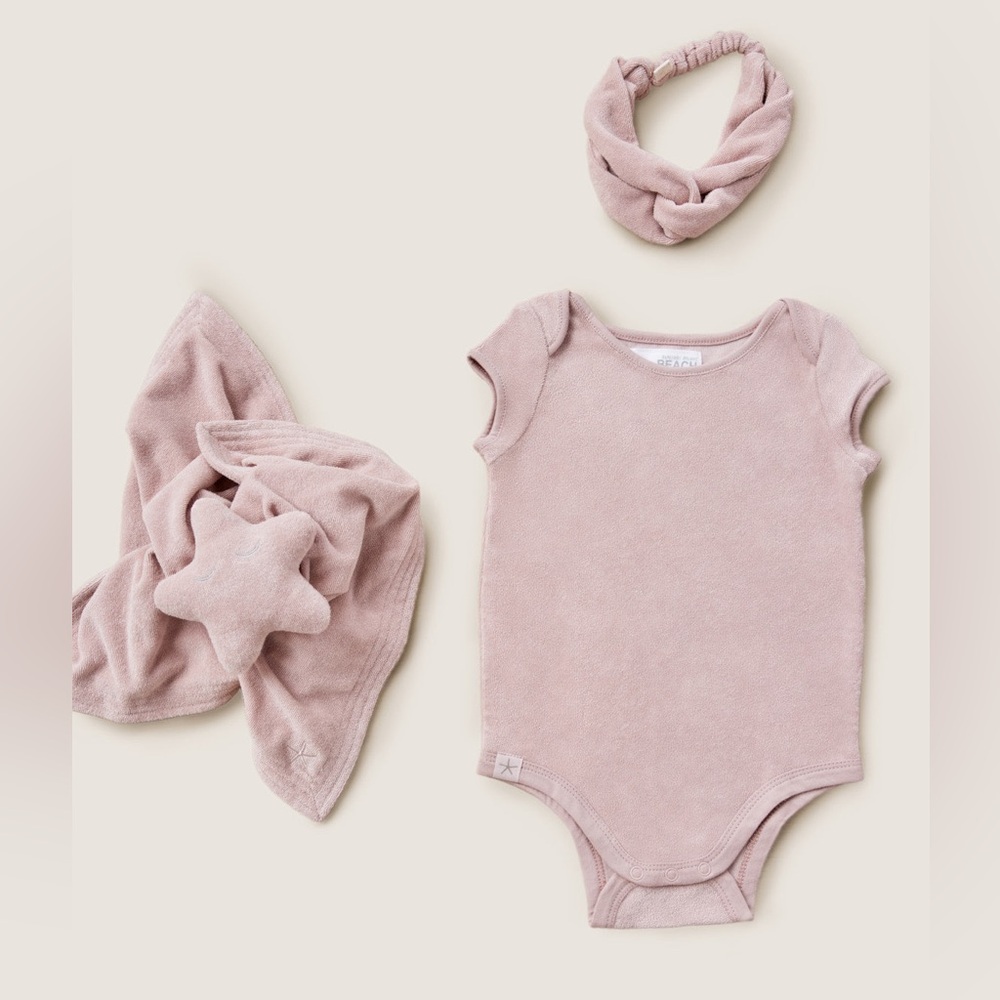 BAREFOOT DREAMS baby CozyTerry® Onesie  Bundle